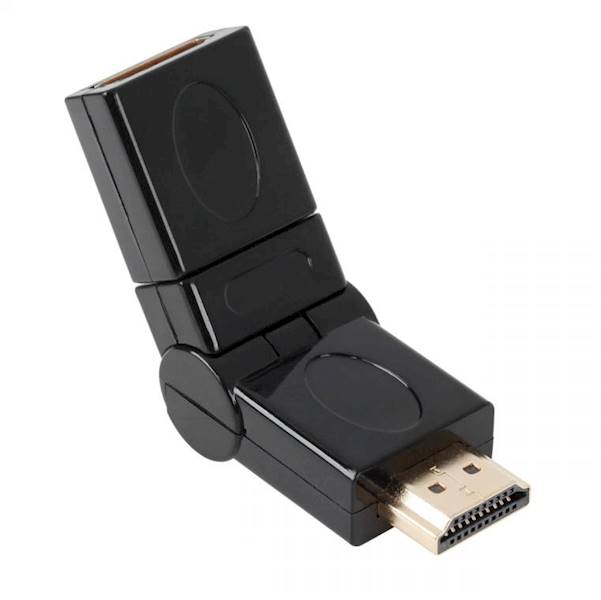 Złącze HDMI gniazdo - wtyk z możliwością rotacji