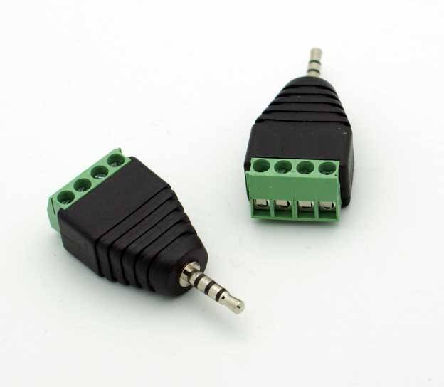 Wtyk micro jack 2.5mm 4-pin z szybkozłączem