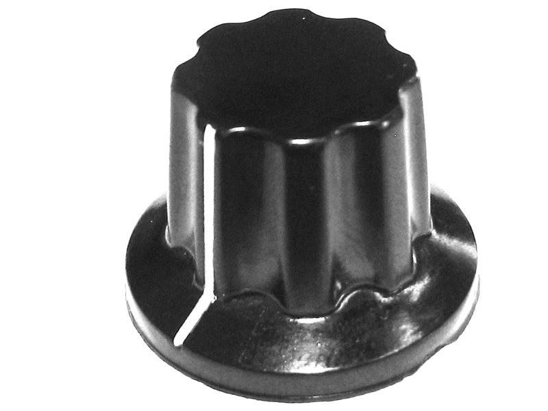Gałka potencjometru czarna GBCW19mm
