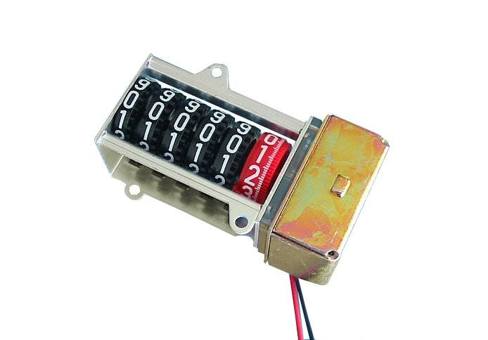 Licznik mechaniczny 12V AC i=100:1