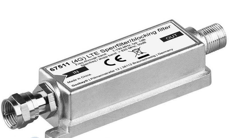 FILTR LTE 4G GooBay; złacza F