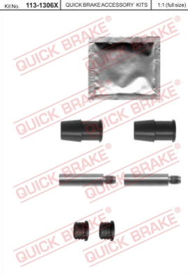 REPERATURKA PROWADNIC + PROWADNICE ZACISKU QUICK BRAKE HPK300-QB