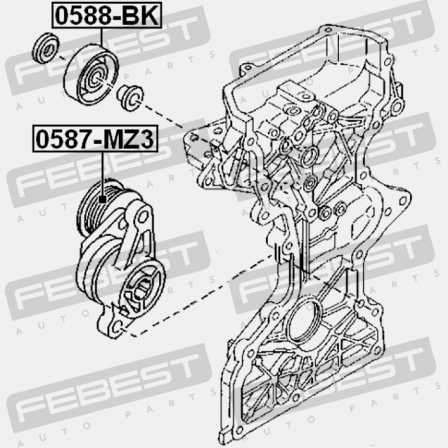 ROLKA PROWADZĄCA FEBEST RX322-FEB