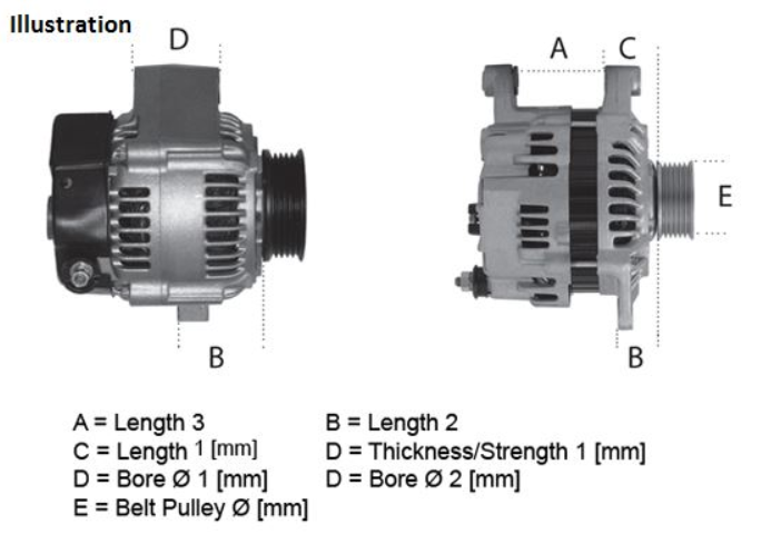ALTERNATOR LUCAS ELECTRICAL EA301-LUC