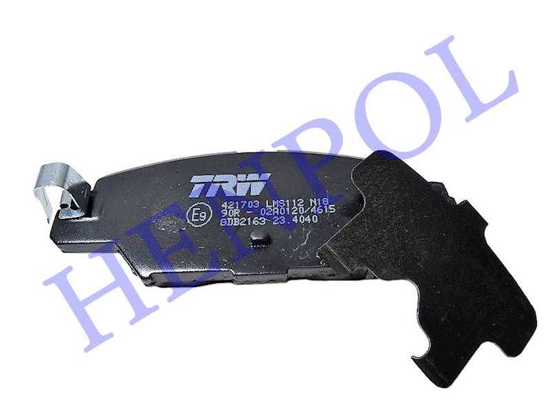 KLOCKI HAMULCOWE TYŁ TRW HKT322-TRW