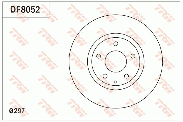 TARCZA HAMULCOWA PRZÓD TRW HTP310-TRW