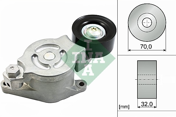 NAPINACZ PASKA WIELOROWKOWEGO INA RXK352-INA
