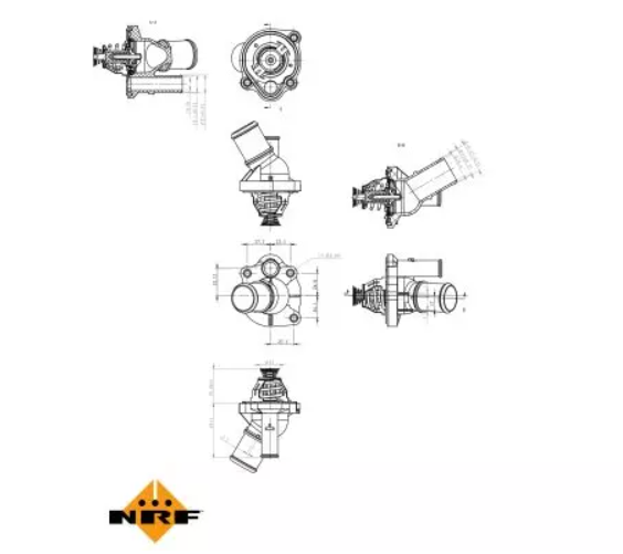TERMOSTAT Z OBUDOWĄ NRF CT306-NRF