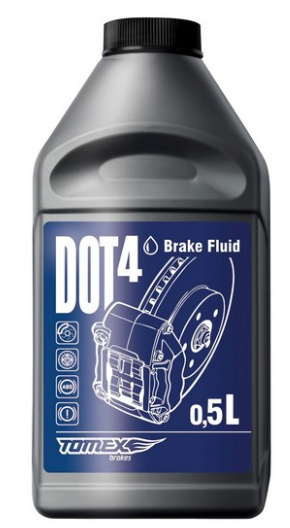 PŁYN HAMULCOWY DOT-4 TOMEX 500ML