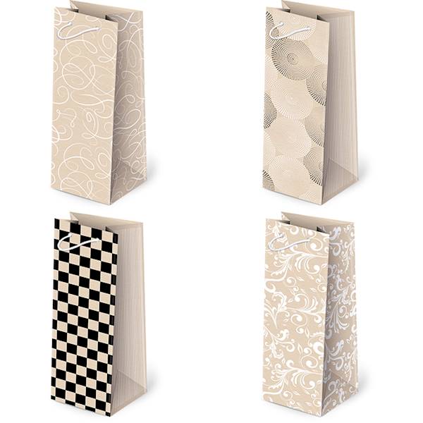 Torebki ozdobne AL-2 KRAFT set 1 Grafika