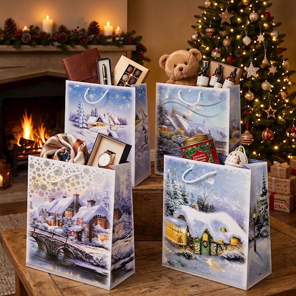 Torebki ozdobne T-2L set S-20 Festive time