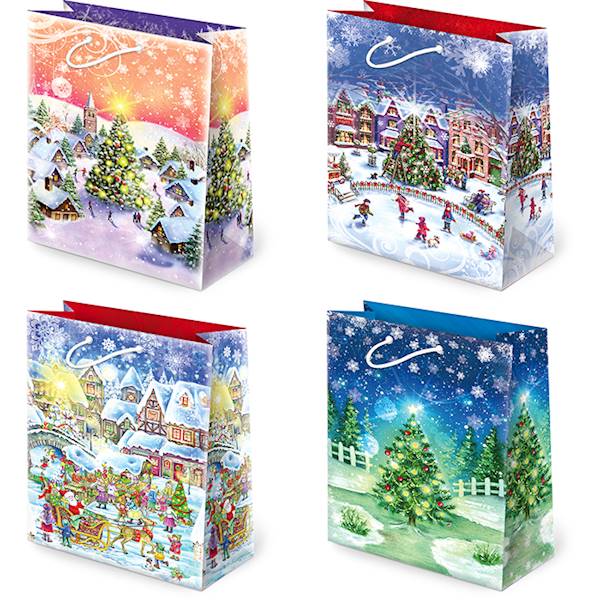 Torebki ozdobne T-2L set S-46 Christmas Night