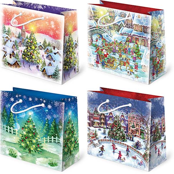 Torebki ozdobne T-6L set S-46 Christmas Night