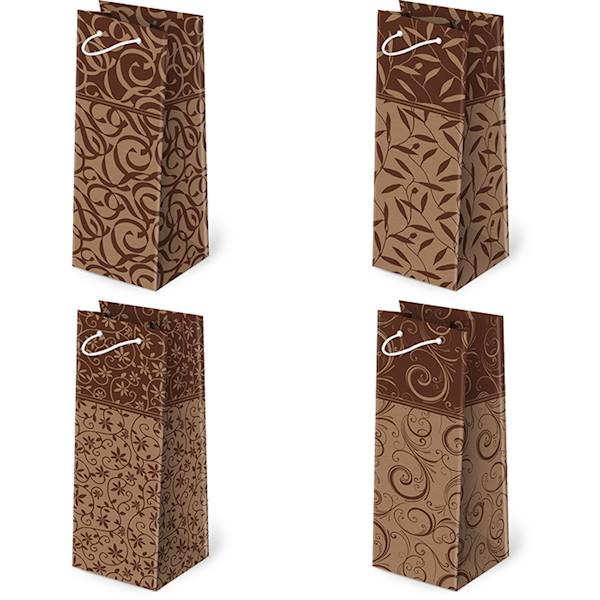 Torebki ozdobne AL-2 KRAFT set 129 Esy floresy