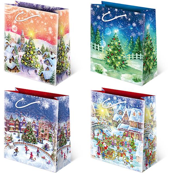 Torebki ozdobne T-8L set S-46 Christmas Night