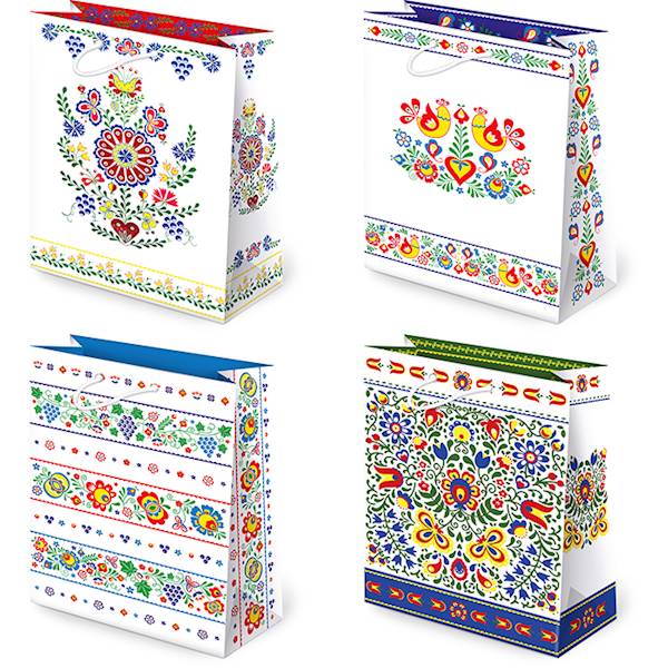 Torebki ozdobne T-2L set 95 Folklor Czechy