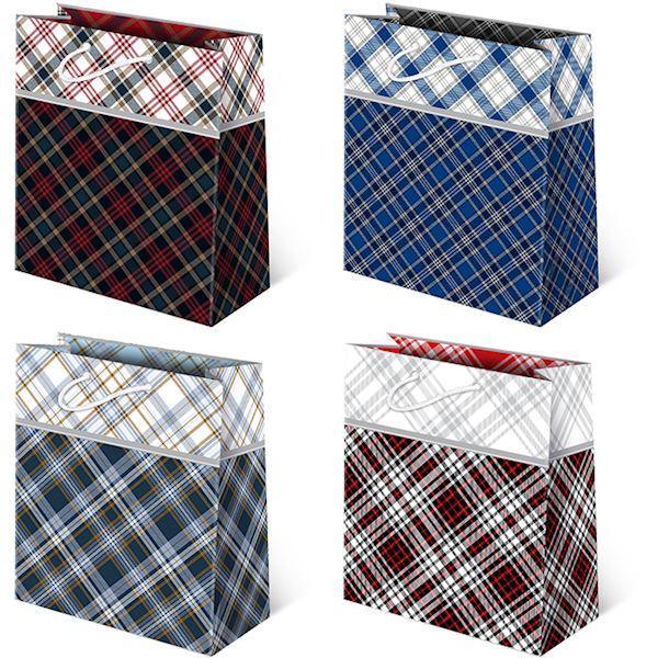 Torebki ozdobne T-4L set 63 Kratki szkockie