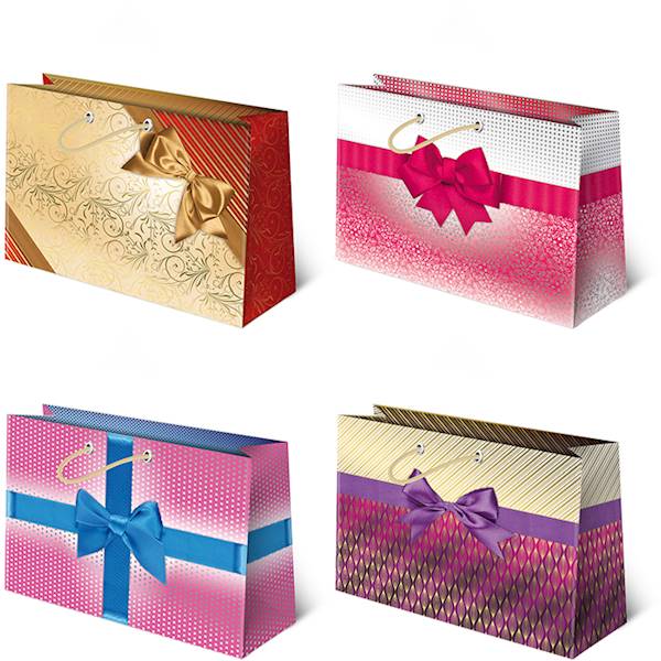 Torebki ozdobne TH set 4 Kokardy