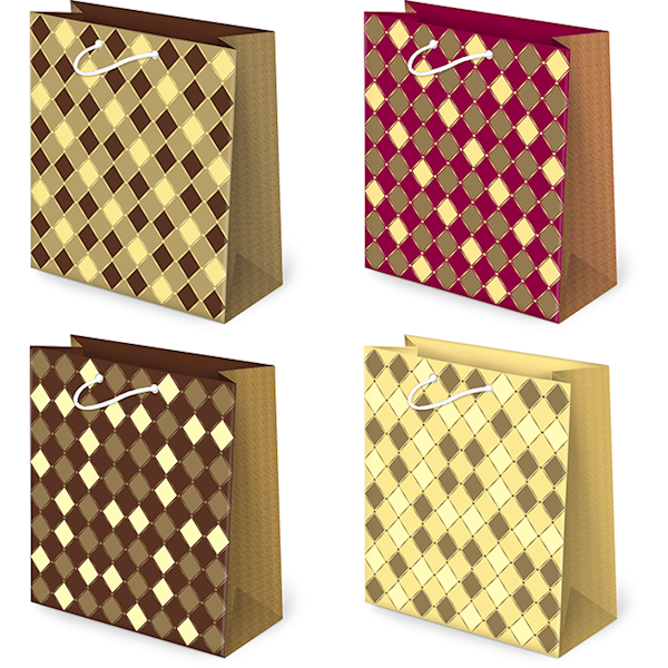 Torebki ozdobne T-2L set 151 Royal Rhombus