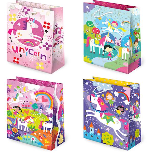 Torebki ozdobne T-2L set 111 Jednorożce / Unicorns