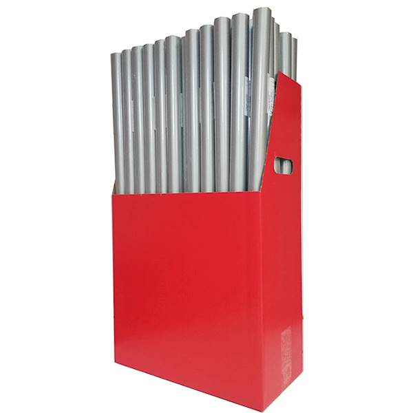 Papier ozdobny 2m 70 ark. Set 26: Srebro