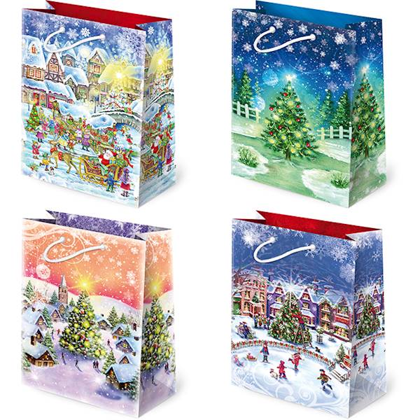 Torebki ozdobne T-4L set S-46 Christmas Night