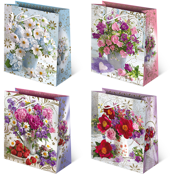 Torebki ozdobne T-8L set 148 Kwiaty