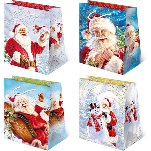 Torebki ozdobne T-17L set S-29 Mikołaj