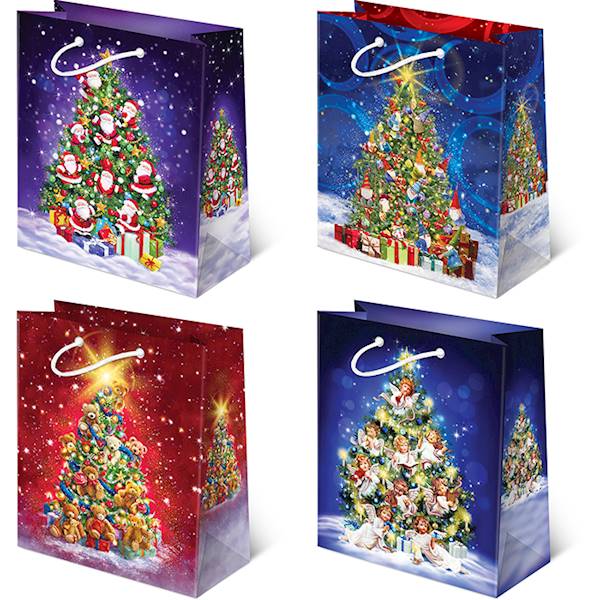 Torebki ozdobne XL set S-45 Exceptional trees