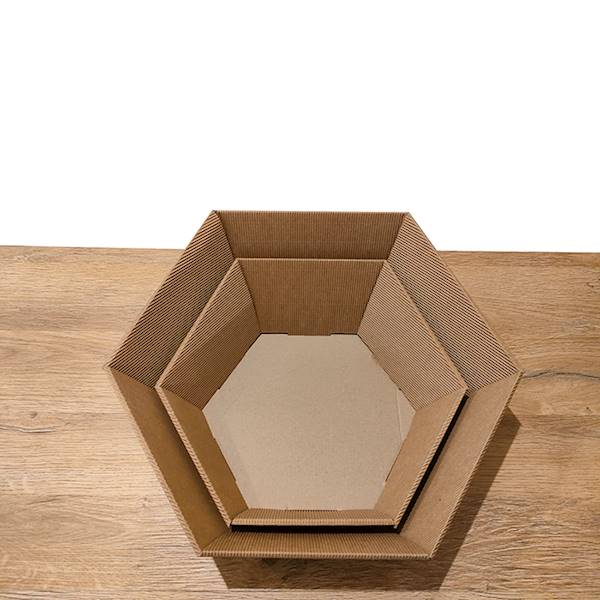 Kosze prezentowe GM-KP-4 Sześciokątne małe -10 szt