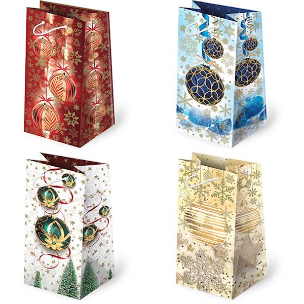 Torebki ozdobne T-7L set S-40 Bombki