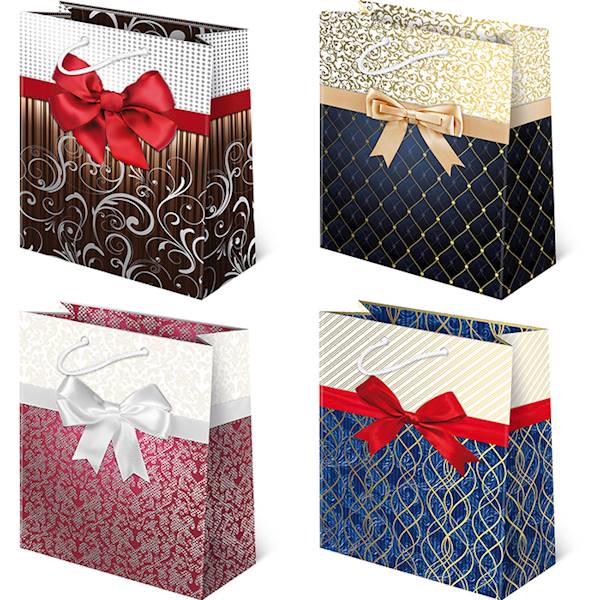 Torebki ozdobne T-10L set 26 Kokardy eleganckie