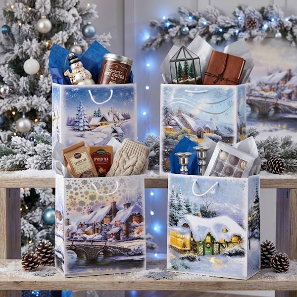 Torebki ozdobne XL set S-20 Festive time