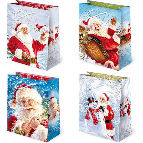 Torebki ozdobne T-4L set S-29 Mikołaj