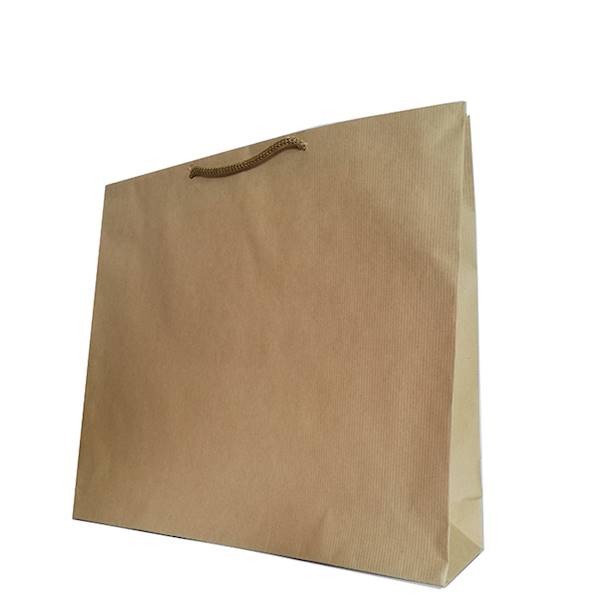 Torebki ozdobne miękkie S Szare Kraft