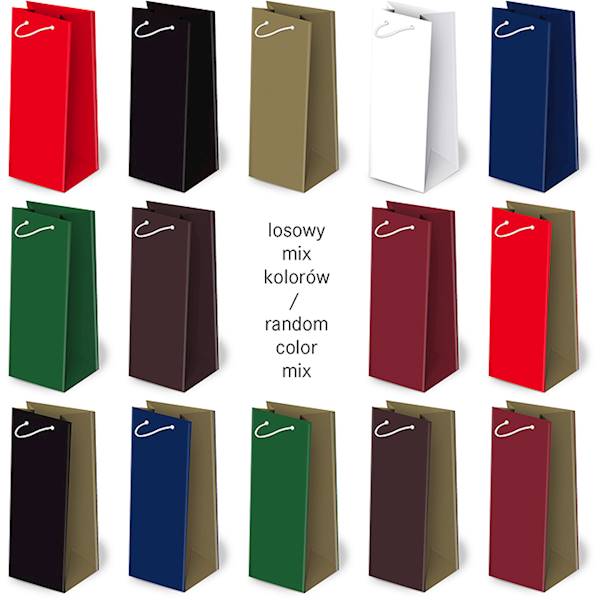 Torebki ozdobne AL-3 set 0 Losowy mix kolorów