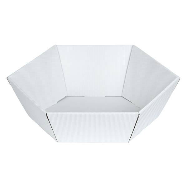 Kosze GM-KW-5 Białe sześciokątne duże -10 szt