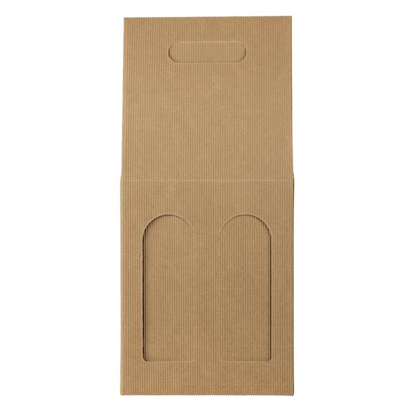 Pudełko na dwie butelki naturalne OP-PN-2 -5 sztuk