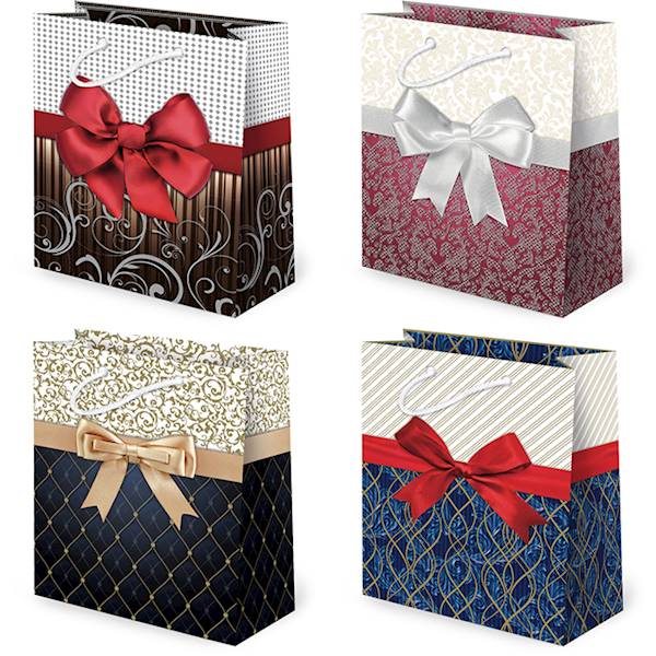 Torebki ozdobne TD set 24 Kokardy eleganckie