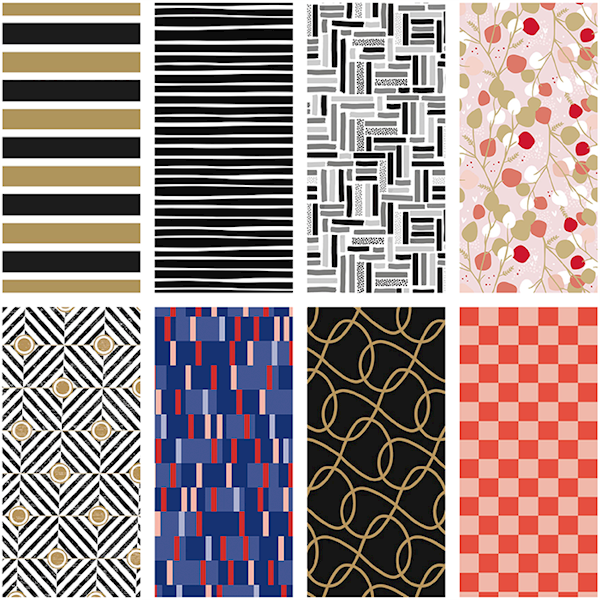 Papier ozdobny 2m 70 ark. Set 77: Męskie grafika