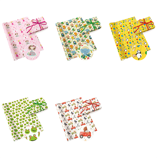 Papier ozdobny 2m 50 ark. Set 82: Happy kids