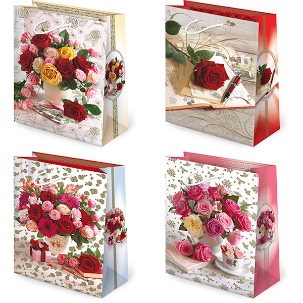 Torebki ozdobne T-2L set 147 Róża