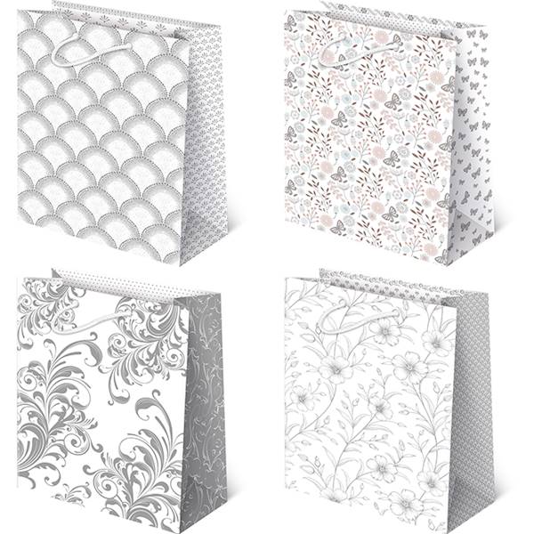 Torebki ozdobne T-10L set 114 Białe