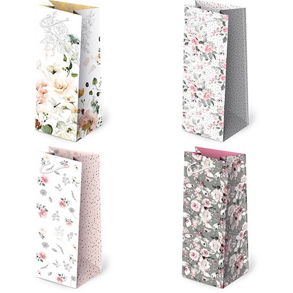 Torebki ozdobne AL-2 set 106 Kwiaty mat