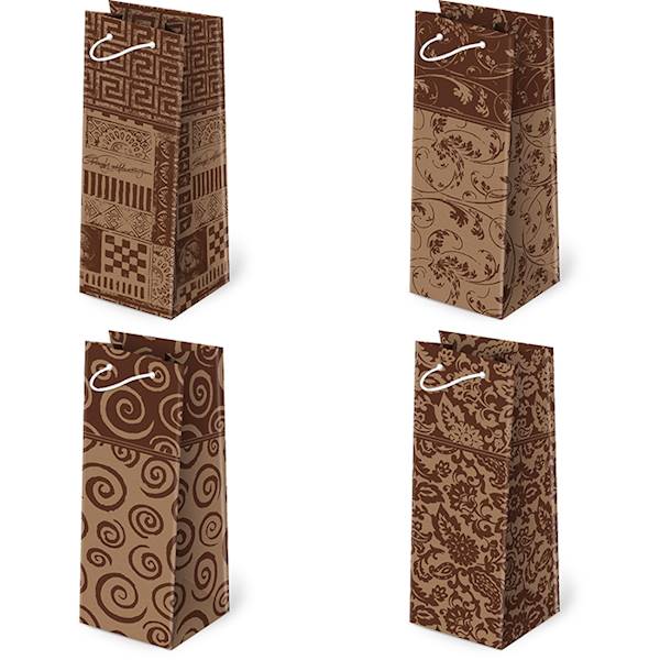 Torebki ozdobne AL-2 KRAFT set 131 Rustic style