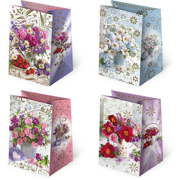 Torebki ozdobne T-5L set 148 Kwiaty