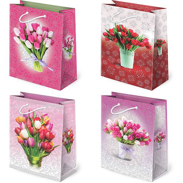 Torebki ozdobne T-4L set 90 Tulipany