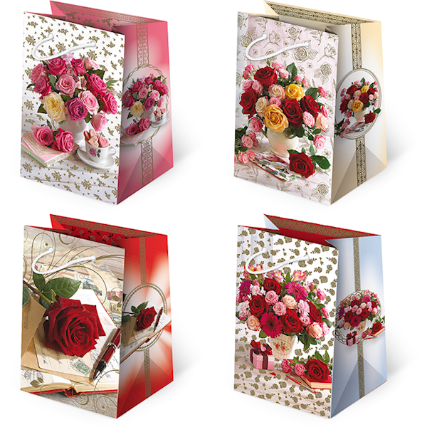 Torebki ozdobne T-5L set 147 Róża