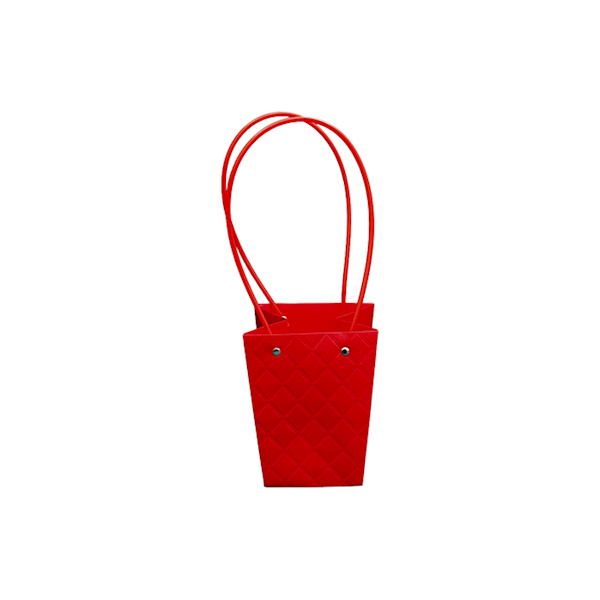 Torebka KT-2-6 - na kwiatek trapez - red