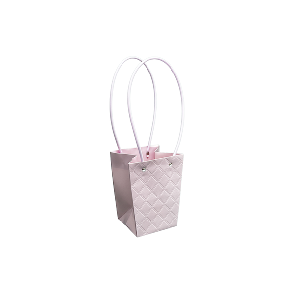 Torebka KT-2-4 - na kwiatek trapez - light purple